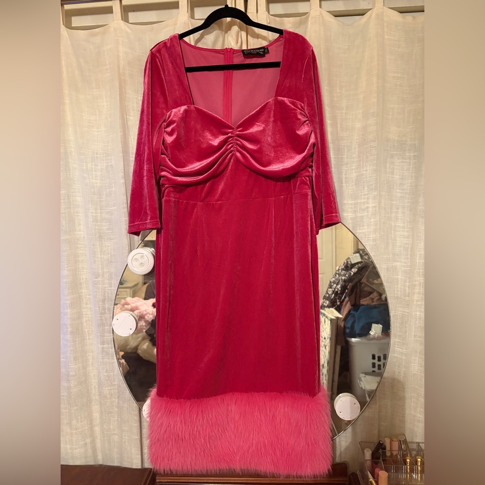 HOLLYWOODLAND BY ELLE REBEL MEET ME IN ST. LOUIS DRESS 2X